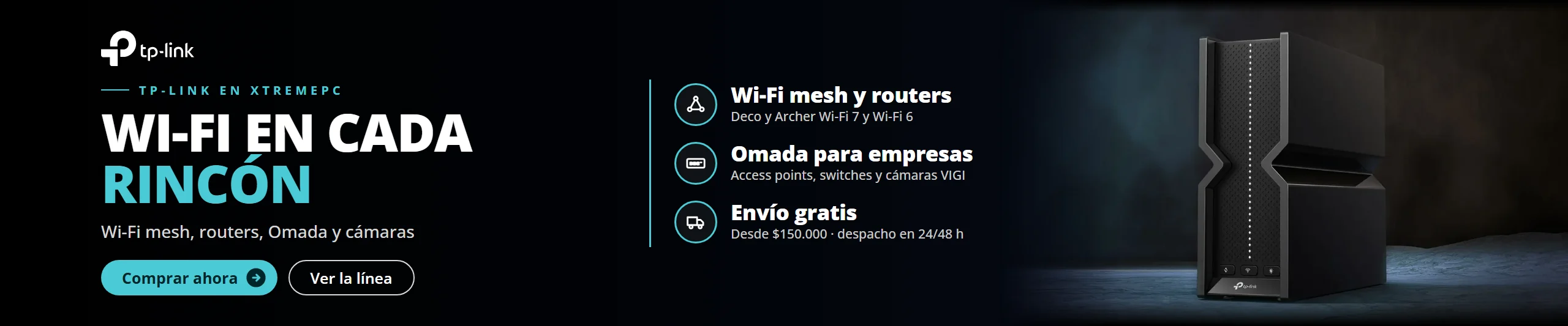 TP-Link en Jazz Pc: Wi-Fi mesh Deco, routers Archer, access points y switches Omada, cámaras VIGI y Tapo