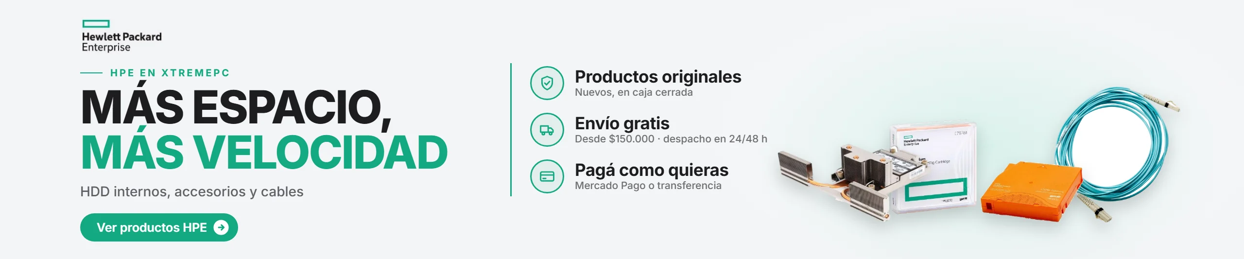 HPE en Jazz Pc: HDD internos, accesorios y cables