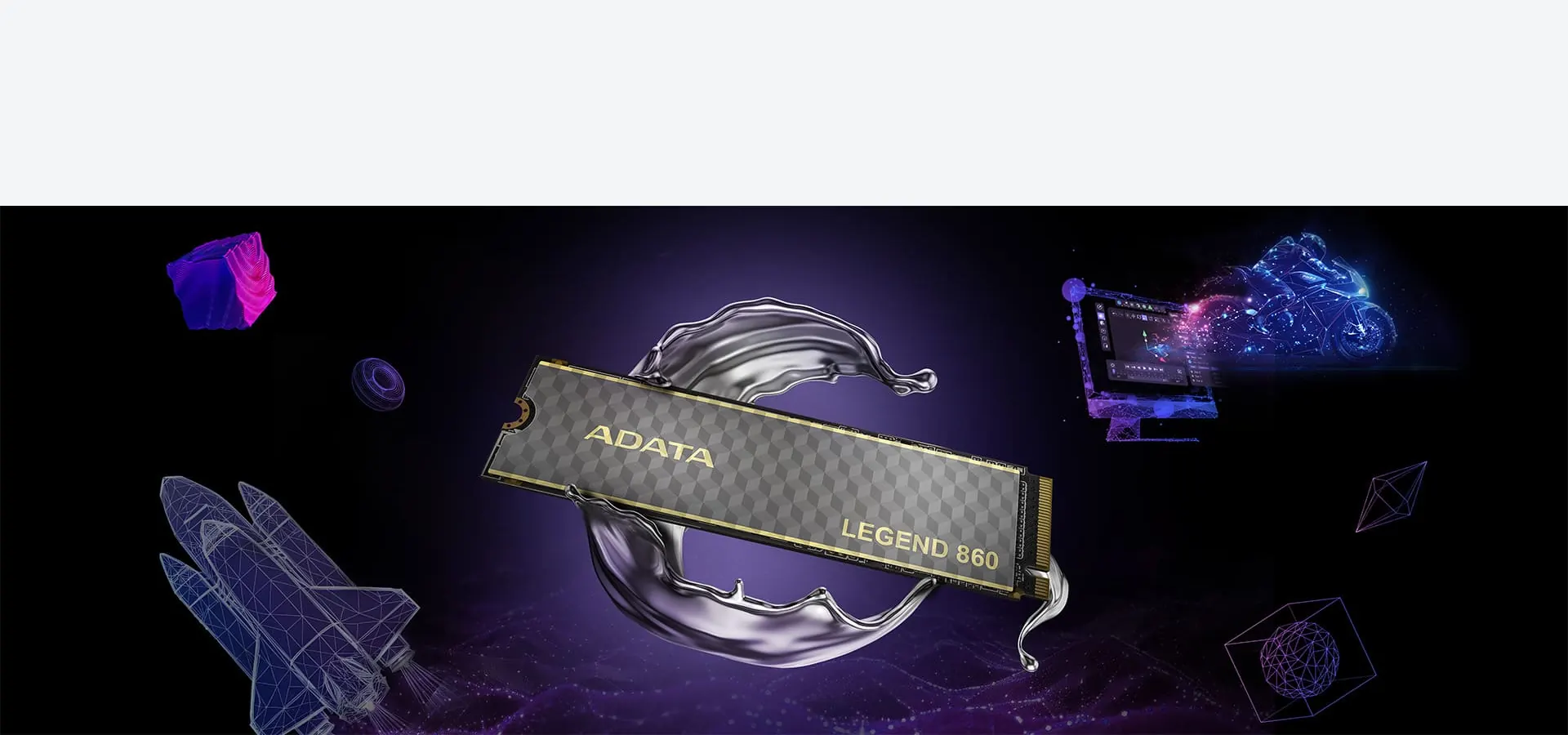 SSD ADATA LEGEND 860 PCIe Gen4 x4 M.2 2280 con disipador