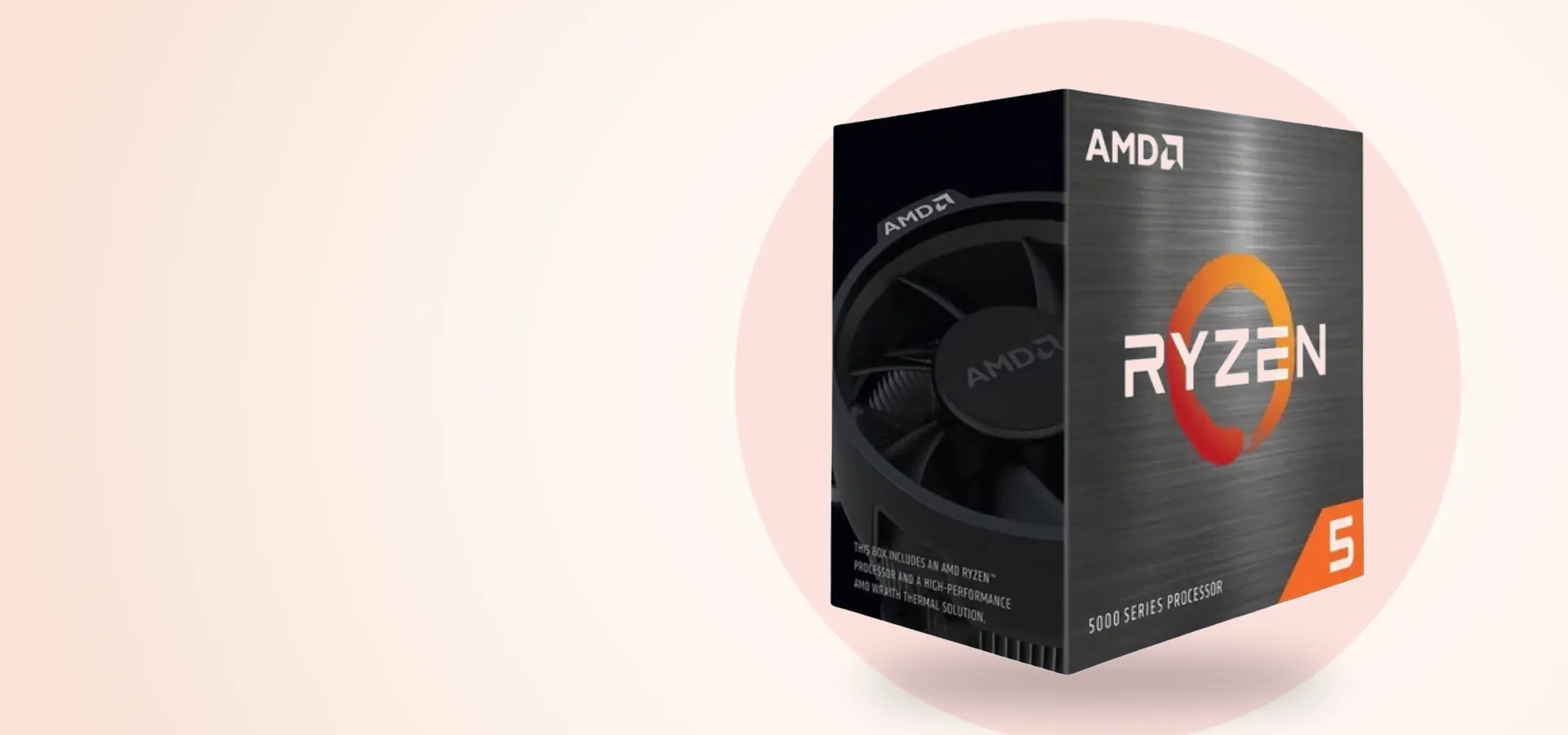 Procesador AMD Ryzen 5 5500 en su caja