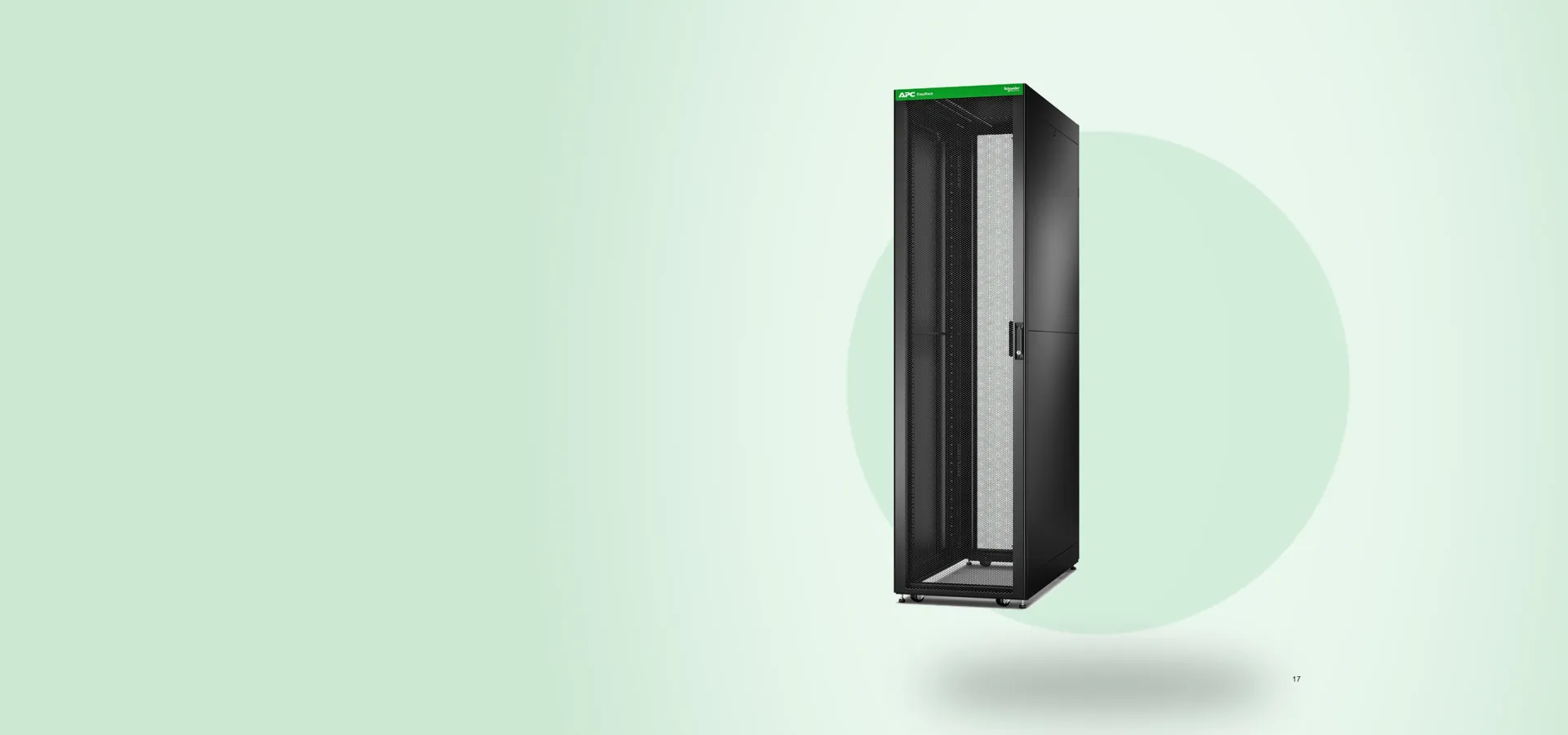 Rack APC Easy Rack ER6822 de 48U, en negro