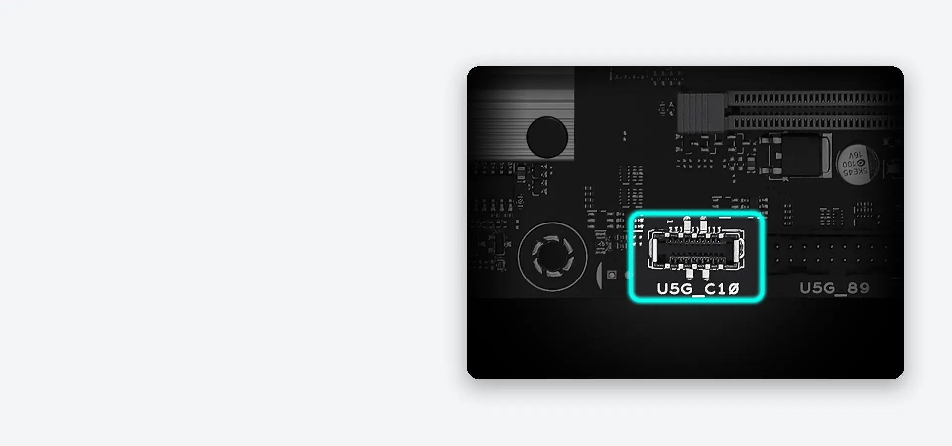 USB Type-C de 5 Gbps en el frente