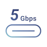 USB 5 Gbps Type-C frontal