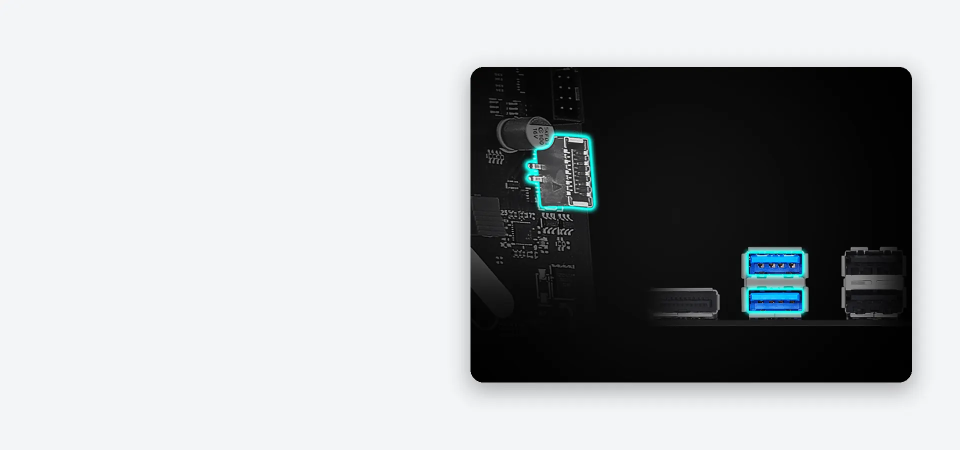 Puertos USB de sobra