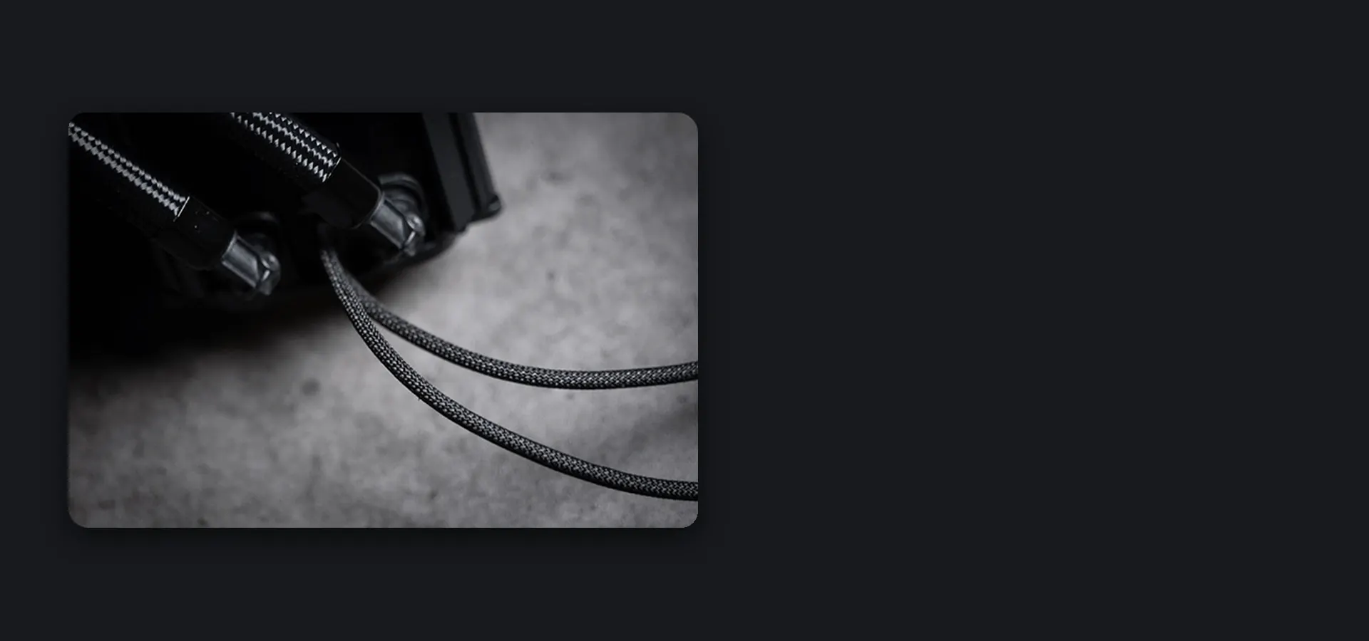 Cables trenzados y tubos reforzados
