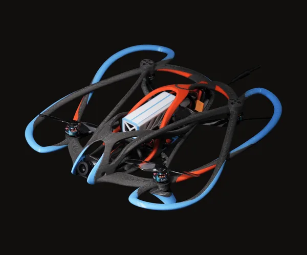 Tres materiales en un dron