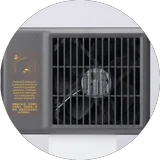 Ventilador de extracción externo con cable de 6 pines