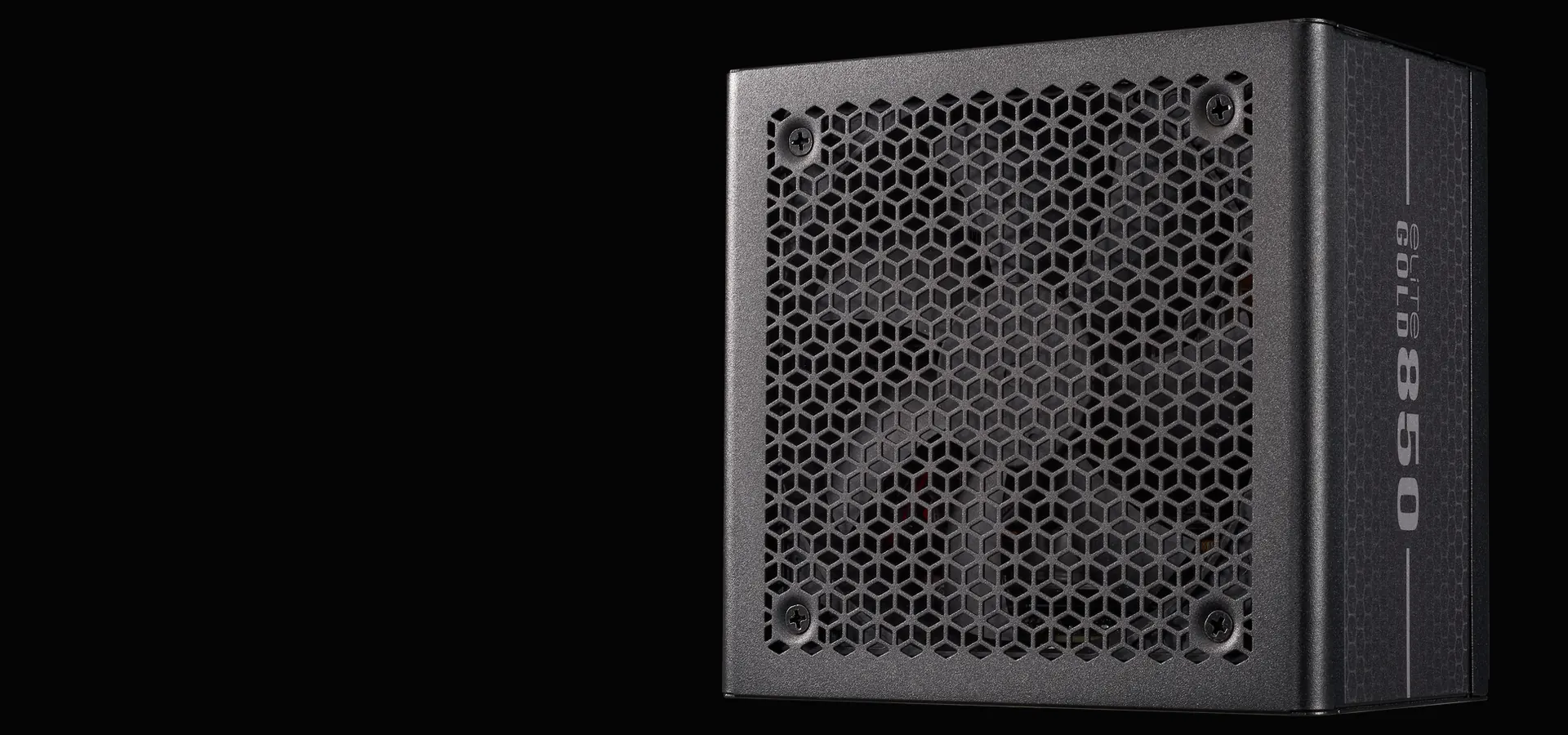 Fuente Cooler Master Elite Gold 850 W negra full modular con rejilla en panal