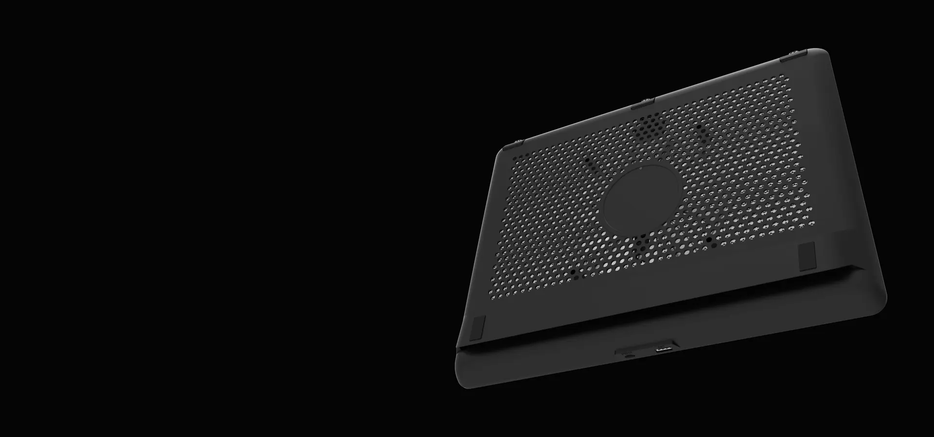 Base refrigerante Cooler Master NotePal L2 para notebook, vista en perspectiva