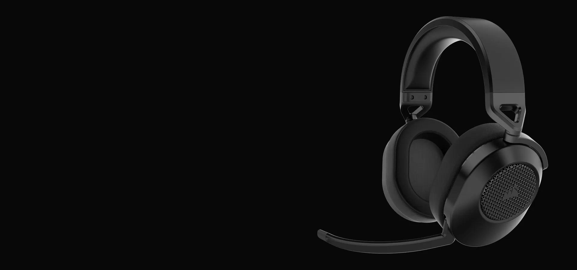 Auriculares inalámbricos Corsair HS65 WIRELESS carbón con micrófono