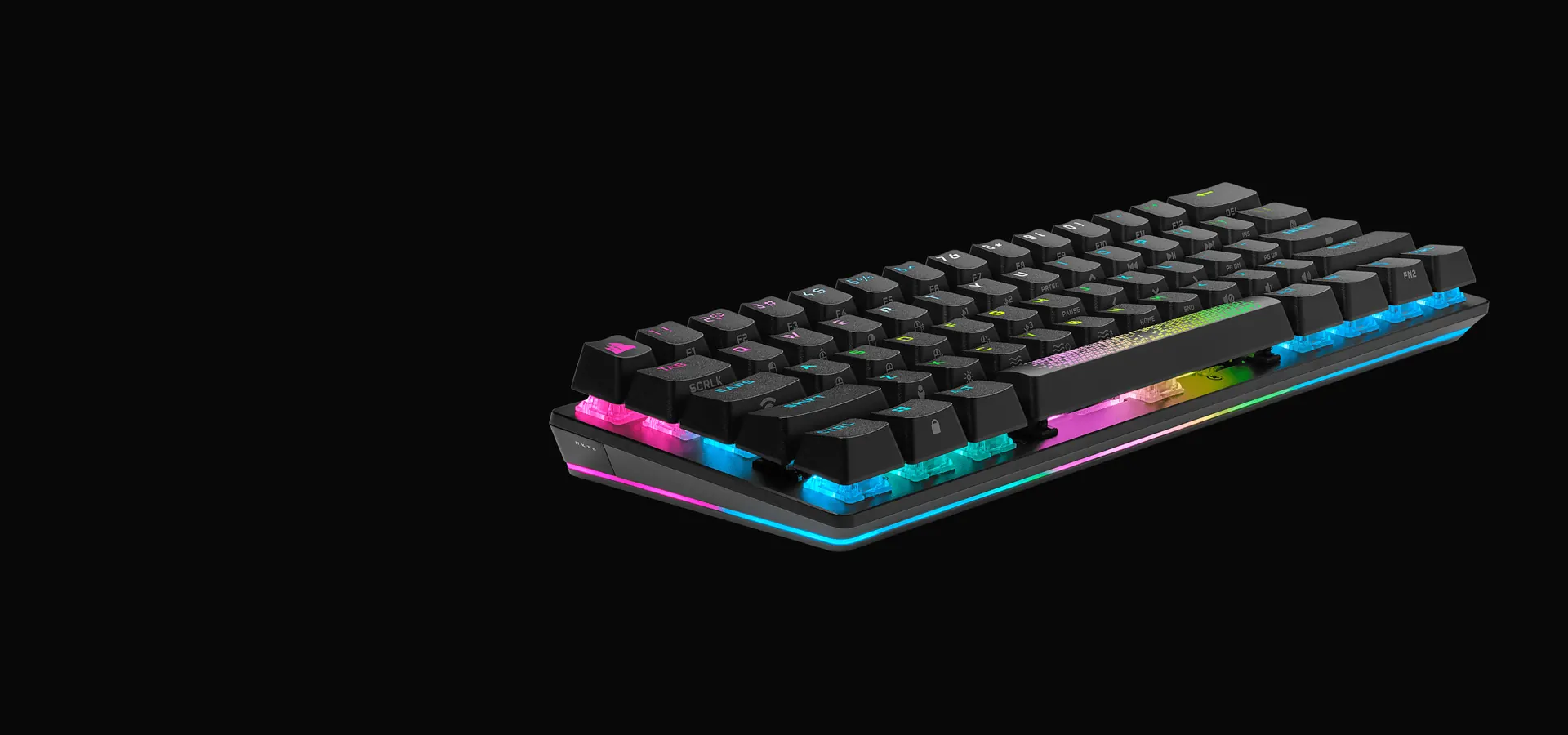 Teclado mecánico inalámbrico Corsair K70 PRO MINI WIRELESS 60 % con iluminación RGB