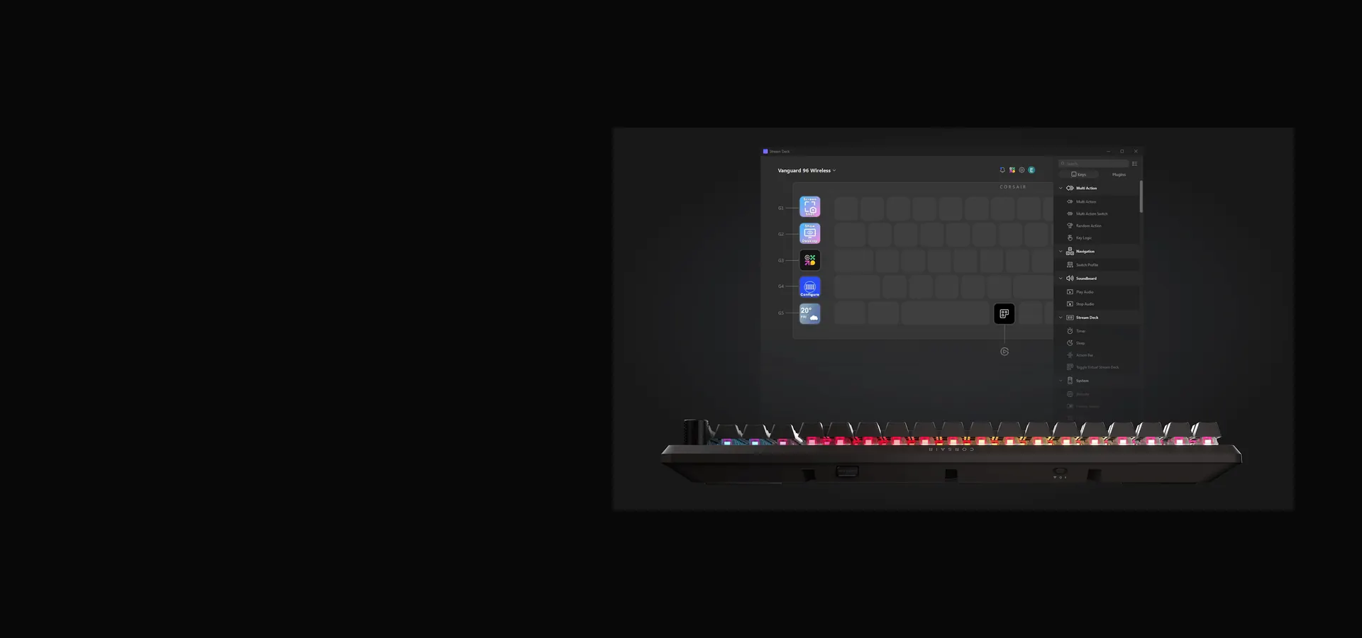 Integración exclusiva con Elgato