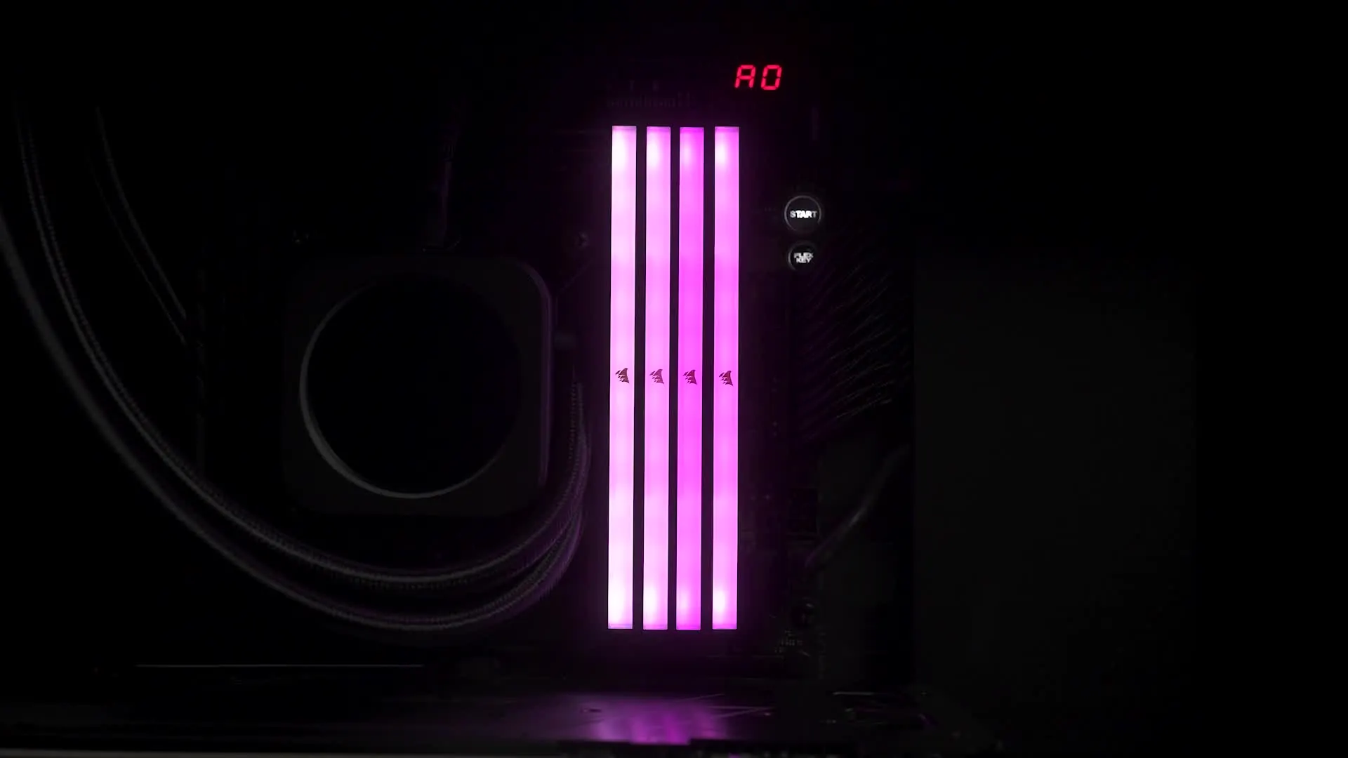 Iluminación RGB en diez zonas