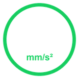 Aceleración de hasta 20.000 mm/s²
