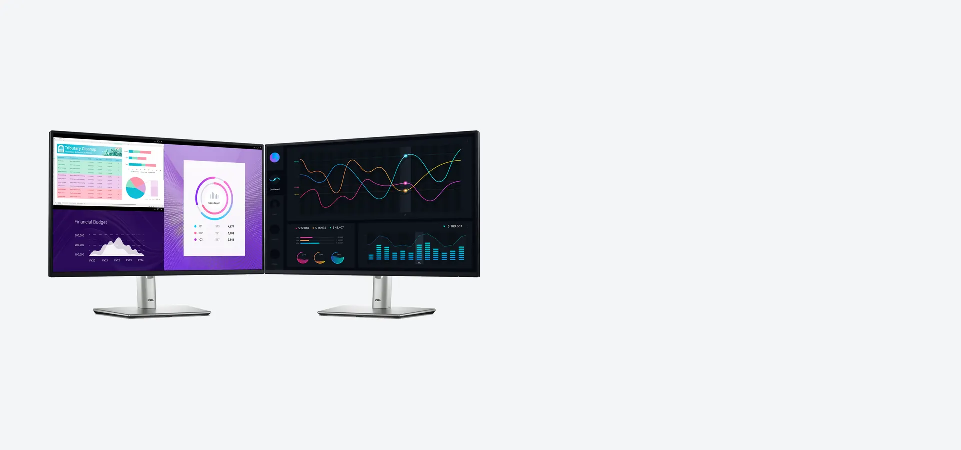 Bordes finos y más espacio de trabajo