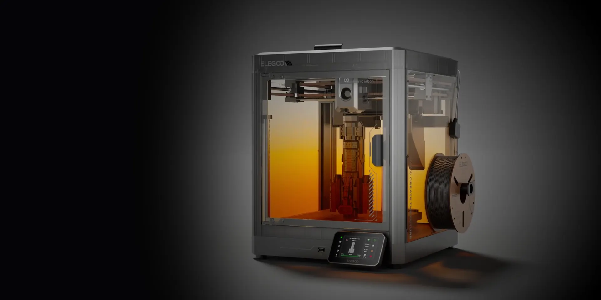 Impresora 3D Elegoo Centauri Carbon con cámara cerrada y CoreXY