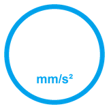 Aceleración de hasta 30.000 mm/s²