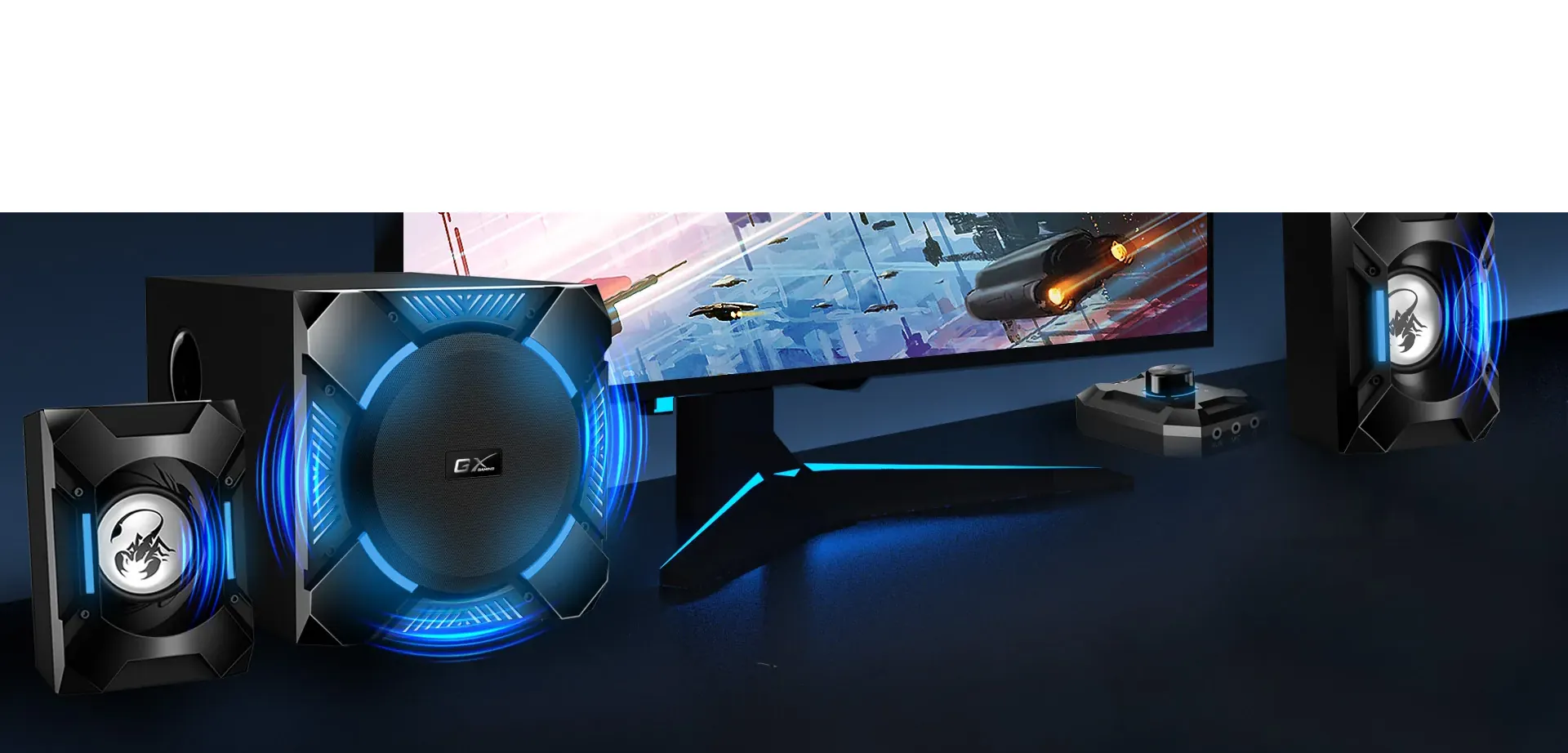 36 W de sonido gamer