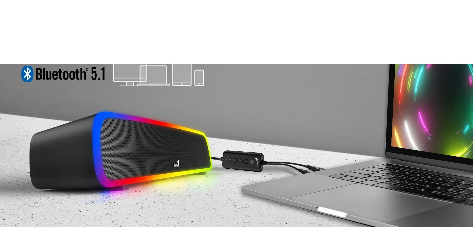 Bluetooth o entrada de 3,5 mm