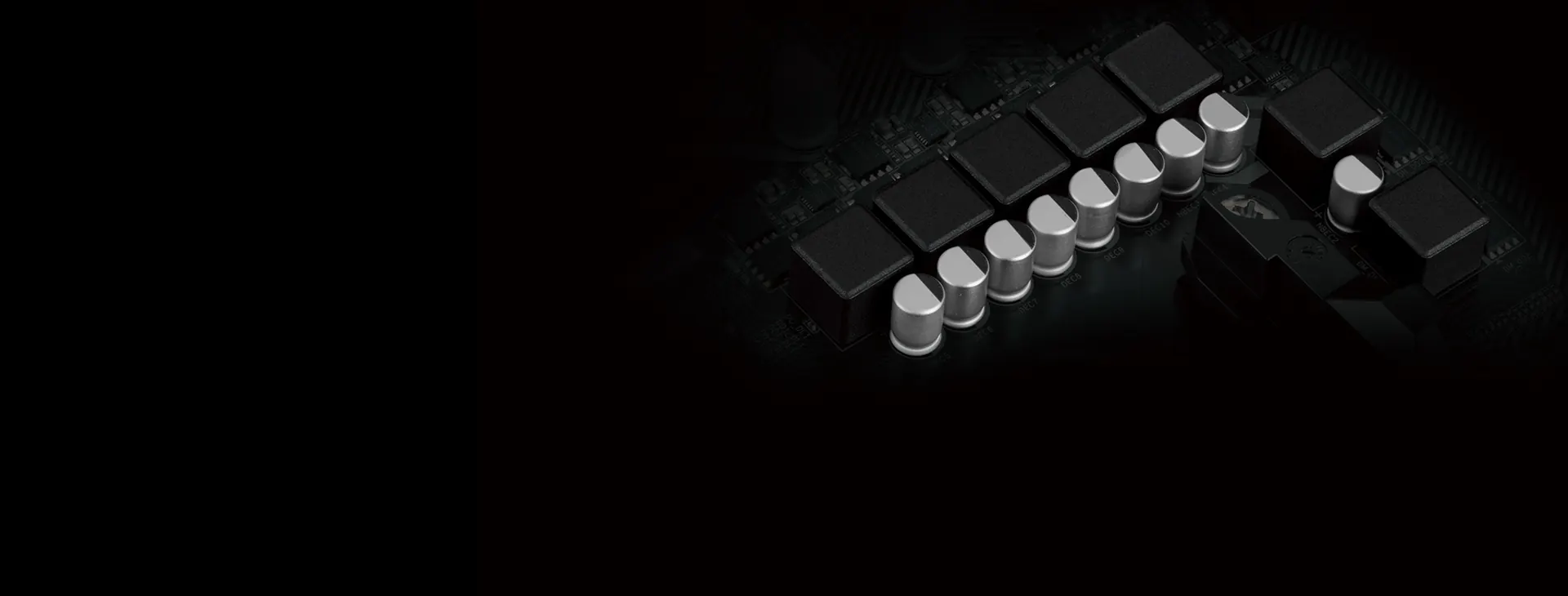 VRM digital de 4+3 fases con MOSFET de bajo RDS(on)