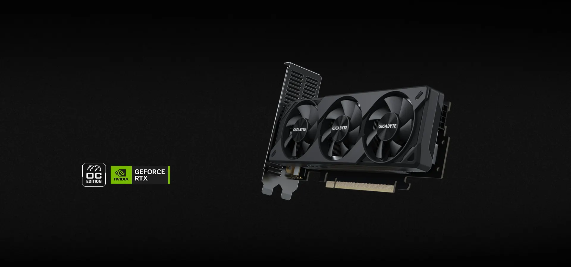 Placa de video Gigabyte GeForce RTX 5050 OC Low Profile 8G con triple ventilador