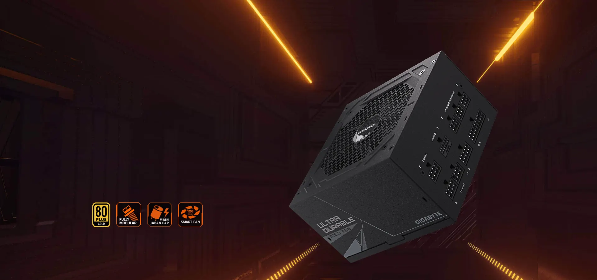 Fuente de alimentación Gigabyte UD850GM PG5 de 850 W 80 Plus Gold full modular