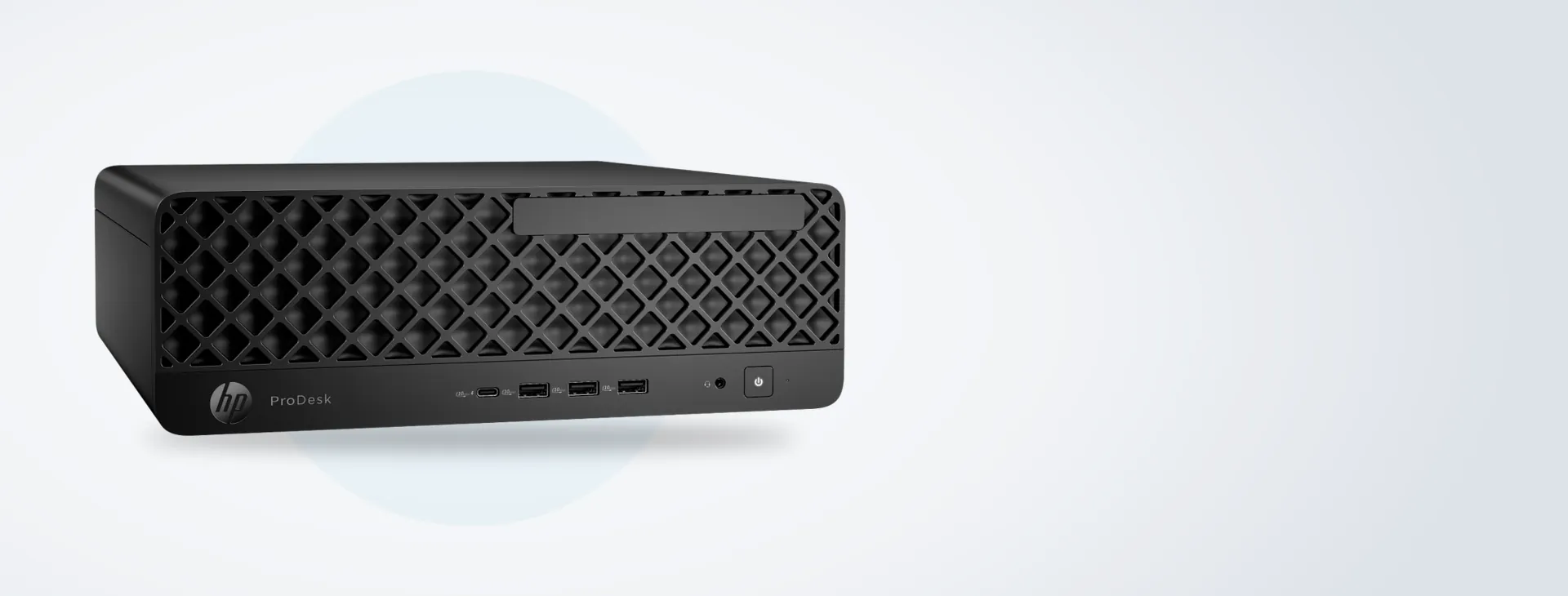 Puertos al frente y red sin cables