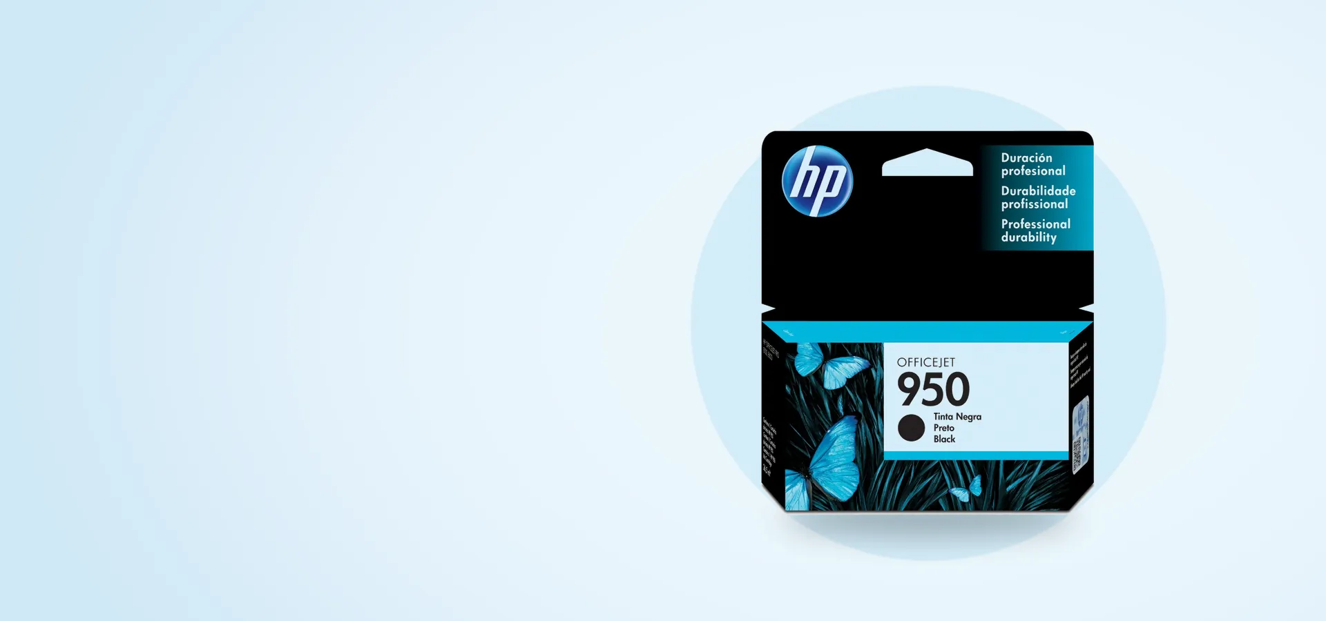 Caja del cartucho de tinta original HP 950 negro