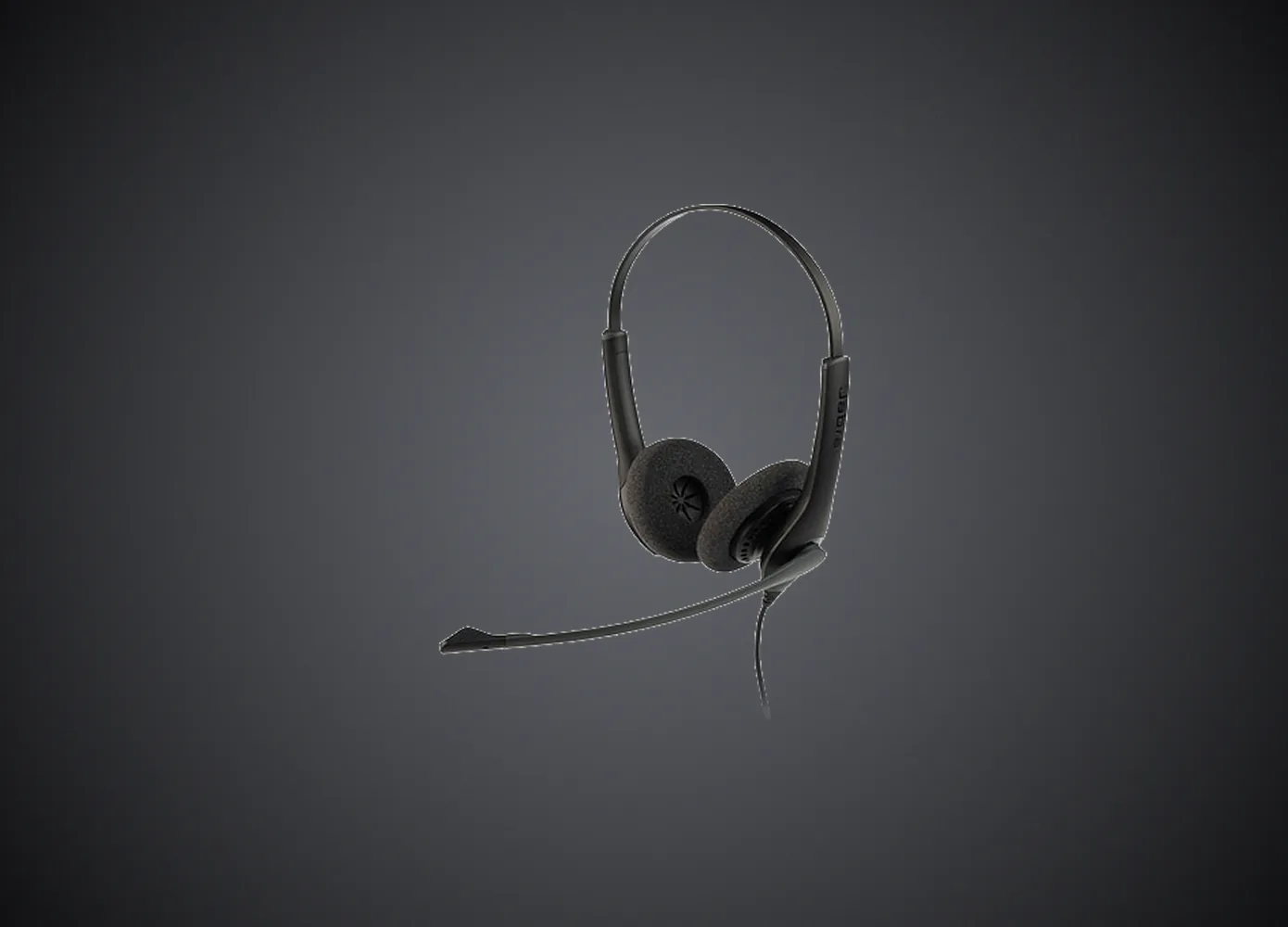 Auricular Jabra BIZ 1100 Duo de frente