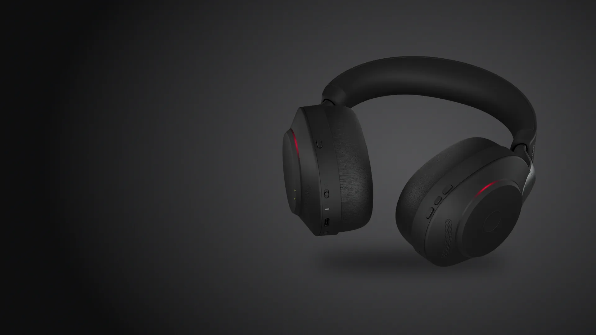 Jabra Evolve2 85 con la Busylight roja encendida