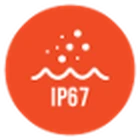 Resistente al polvo y al agua: IP67