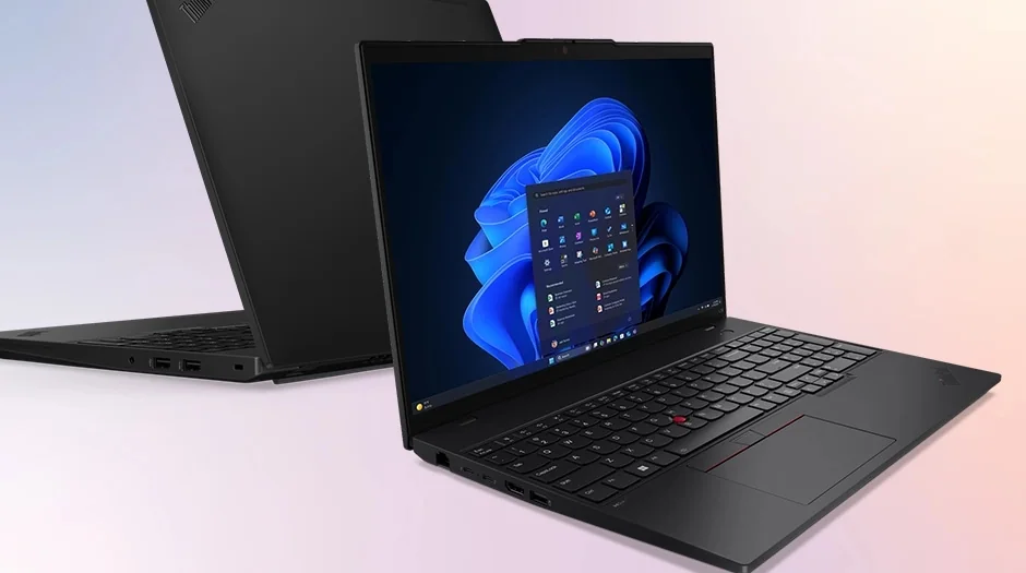 ThinkPad L16 Gen 2 vista de frente y desde atrás