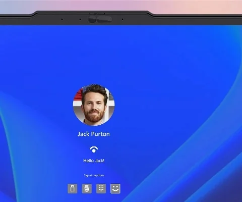 Entrás con la cara o la huella