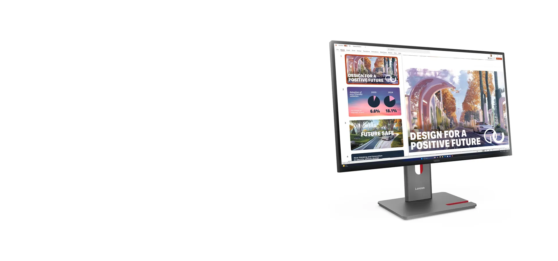 Monitor Lenovo ThinkVision P27QD-40 de 27 pulgadas QHD