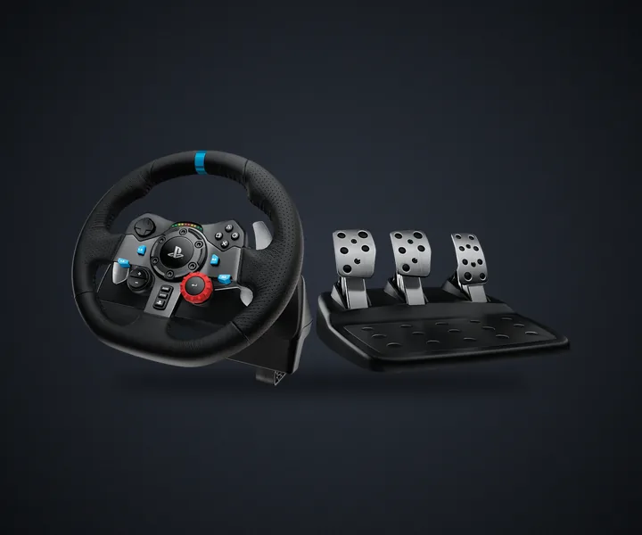 Volante y pedalera