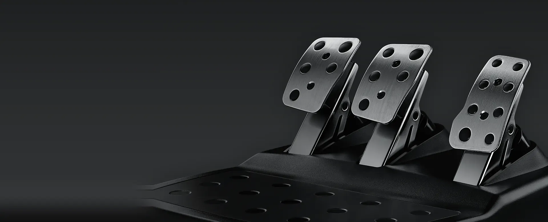 Pedalera Logitech G29 con acelerador, freno y embrague