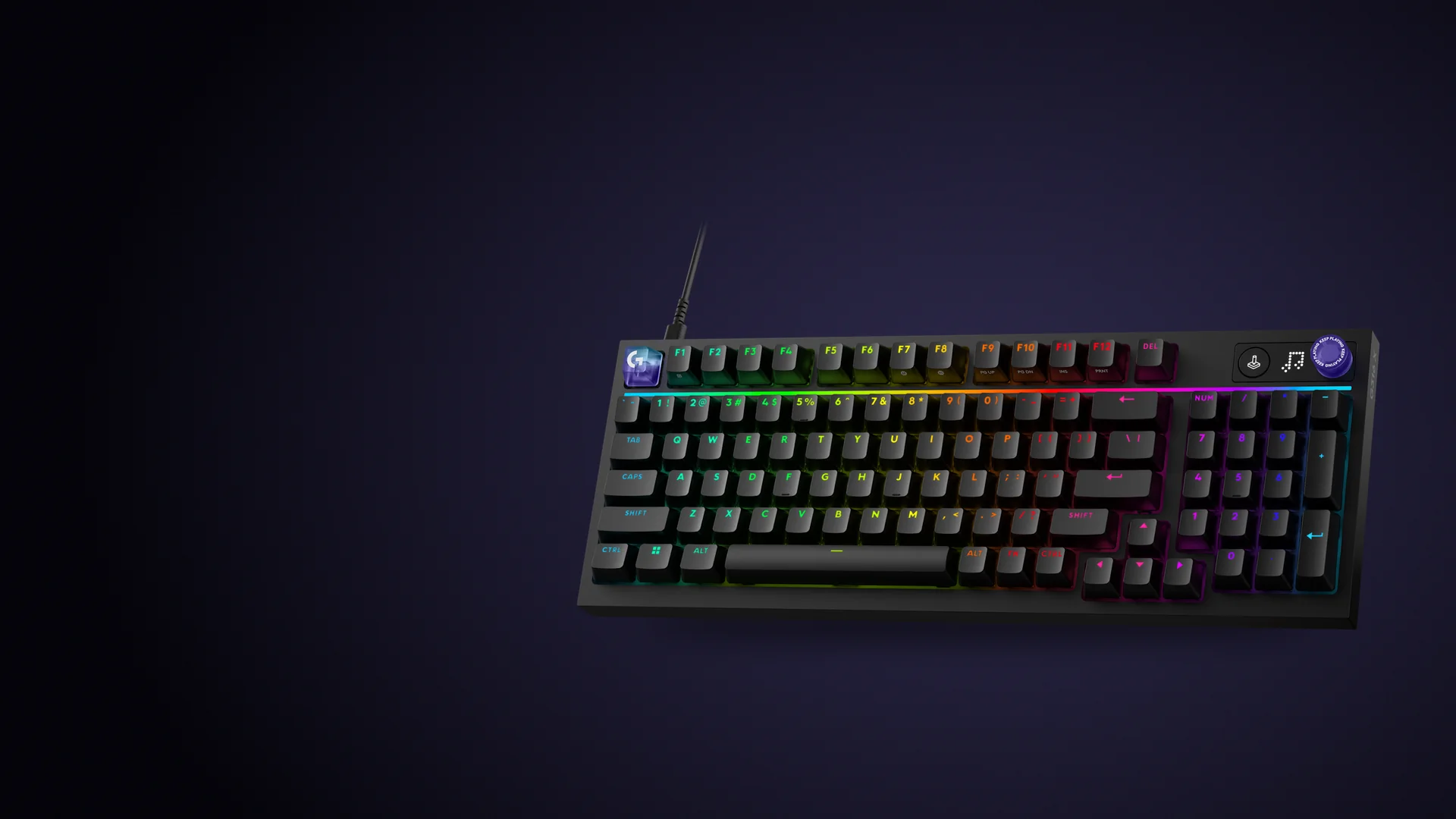 Teclado mecánico Logitech G316 X 98 negro