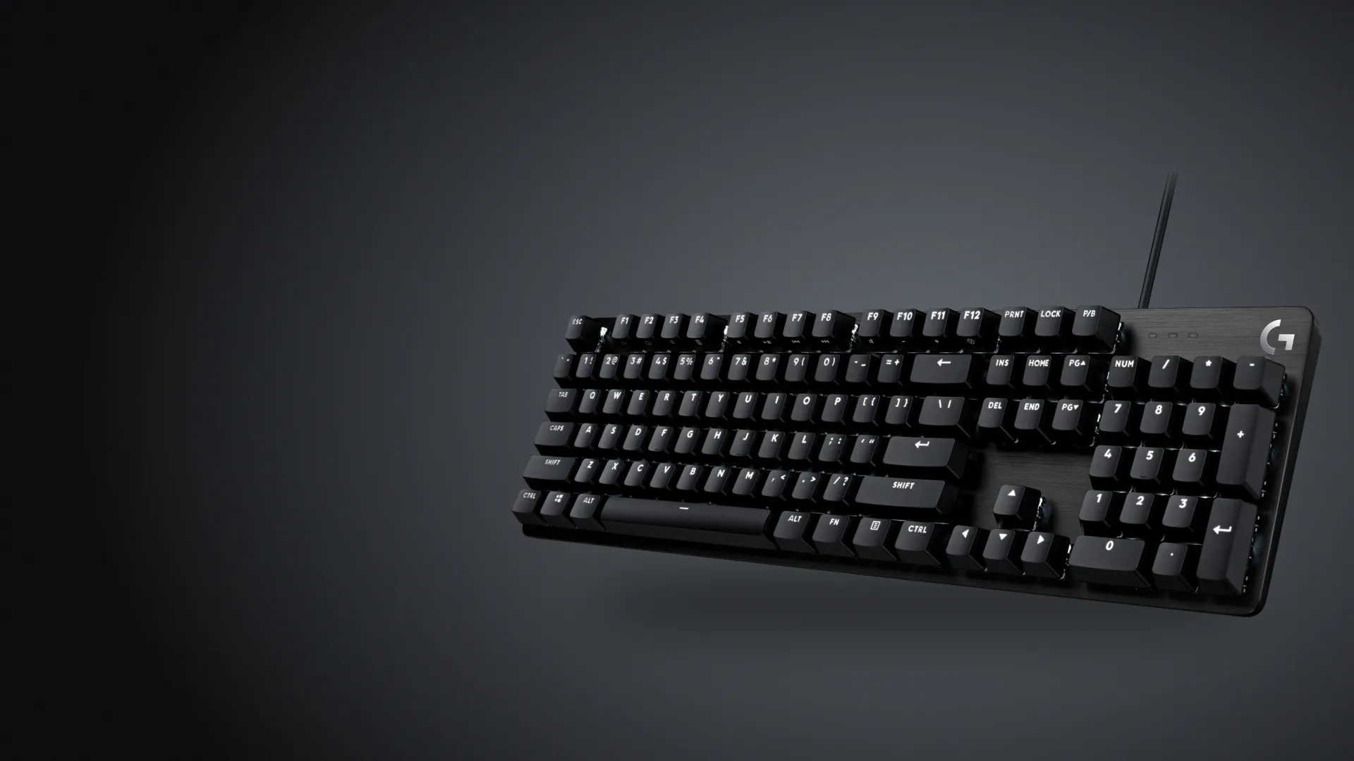 Teclado mecánico para juegos Logitech G413 SE negro, de tamaño completo