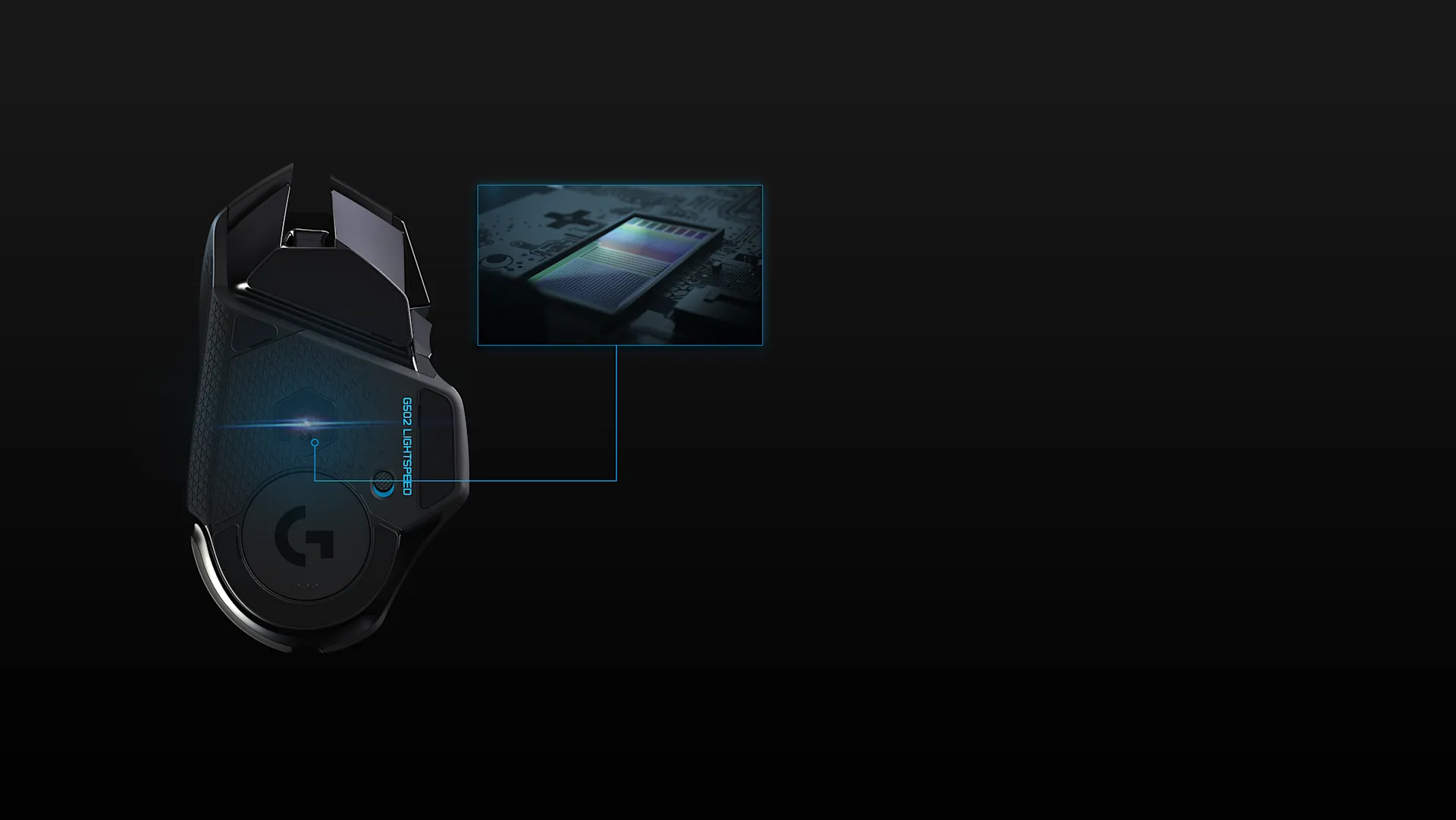 Sensor HERO 25K del Logitech G502 LIGHTSPEED