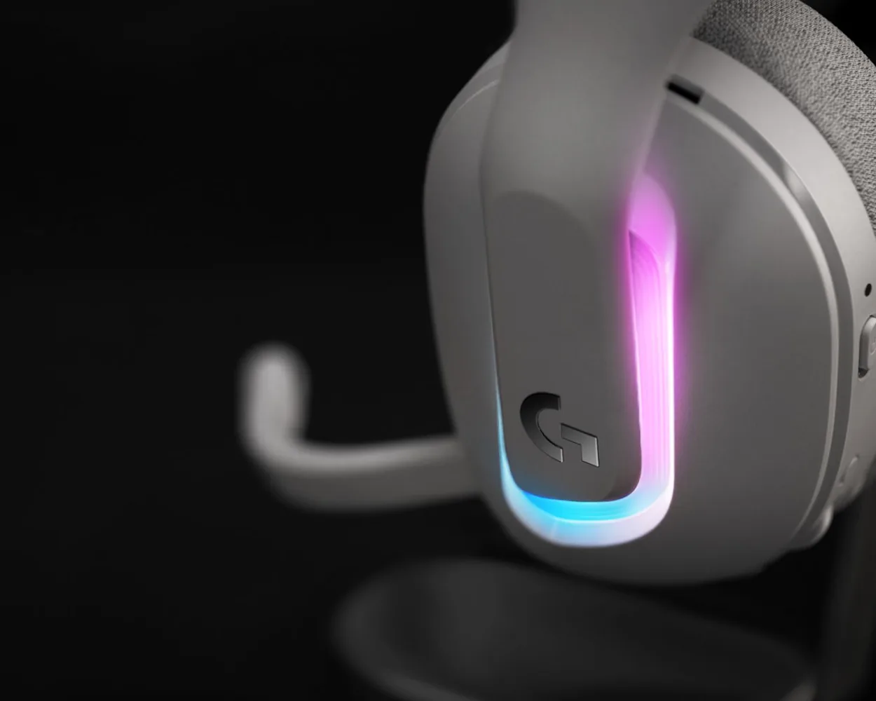 Iluminación LIGHTSYNC RGB del auricular Logitech G522 blanco