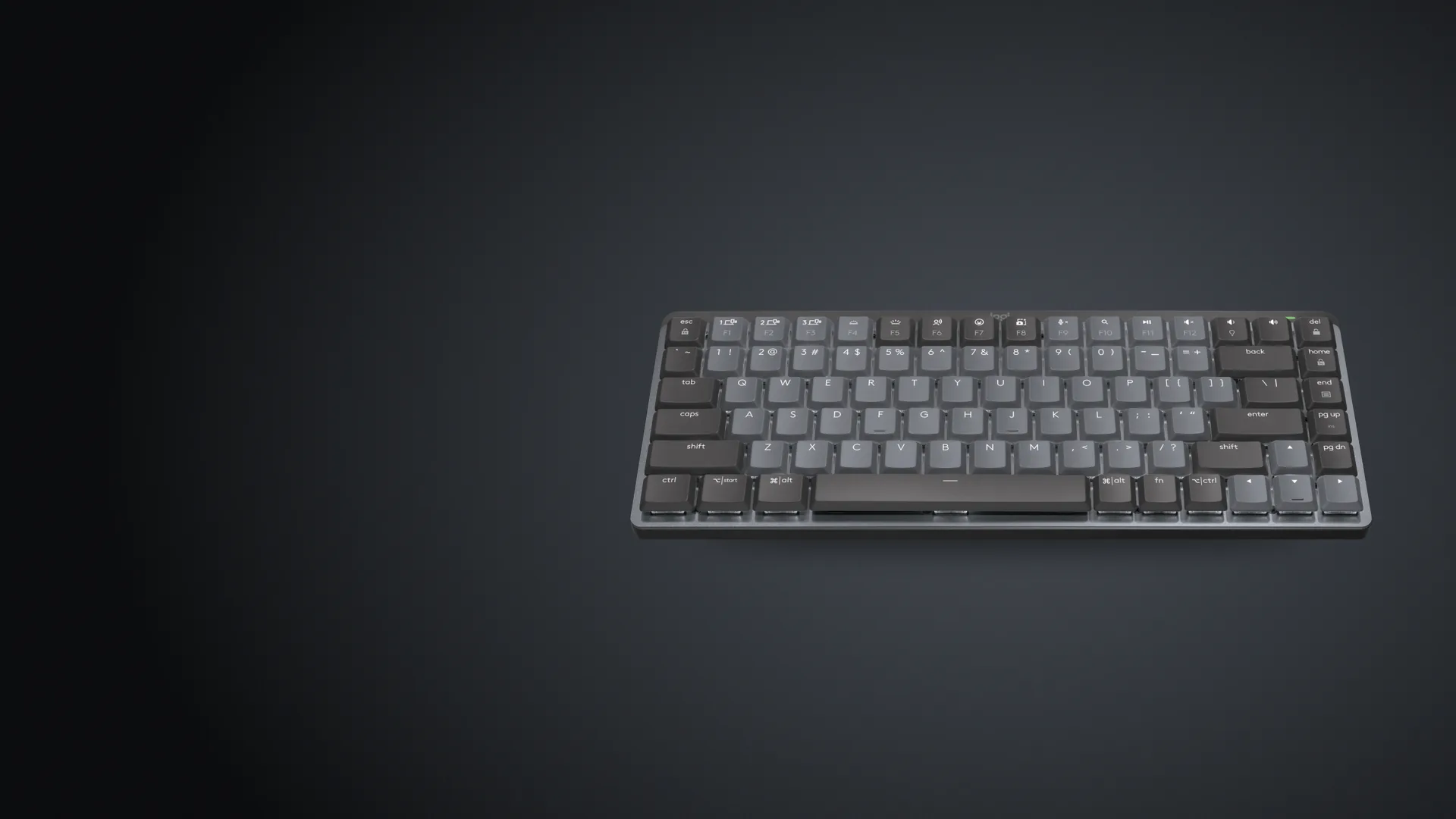 Logitech MX Mechanical Mini grafito de frente