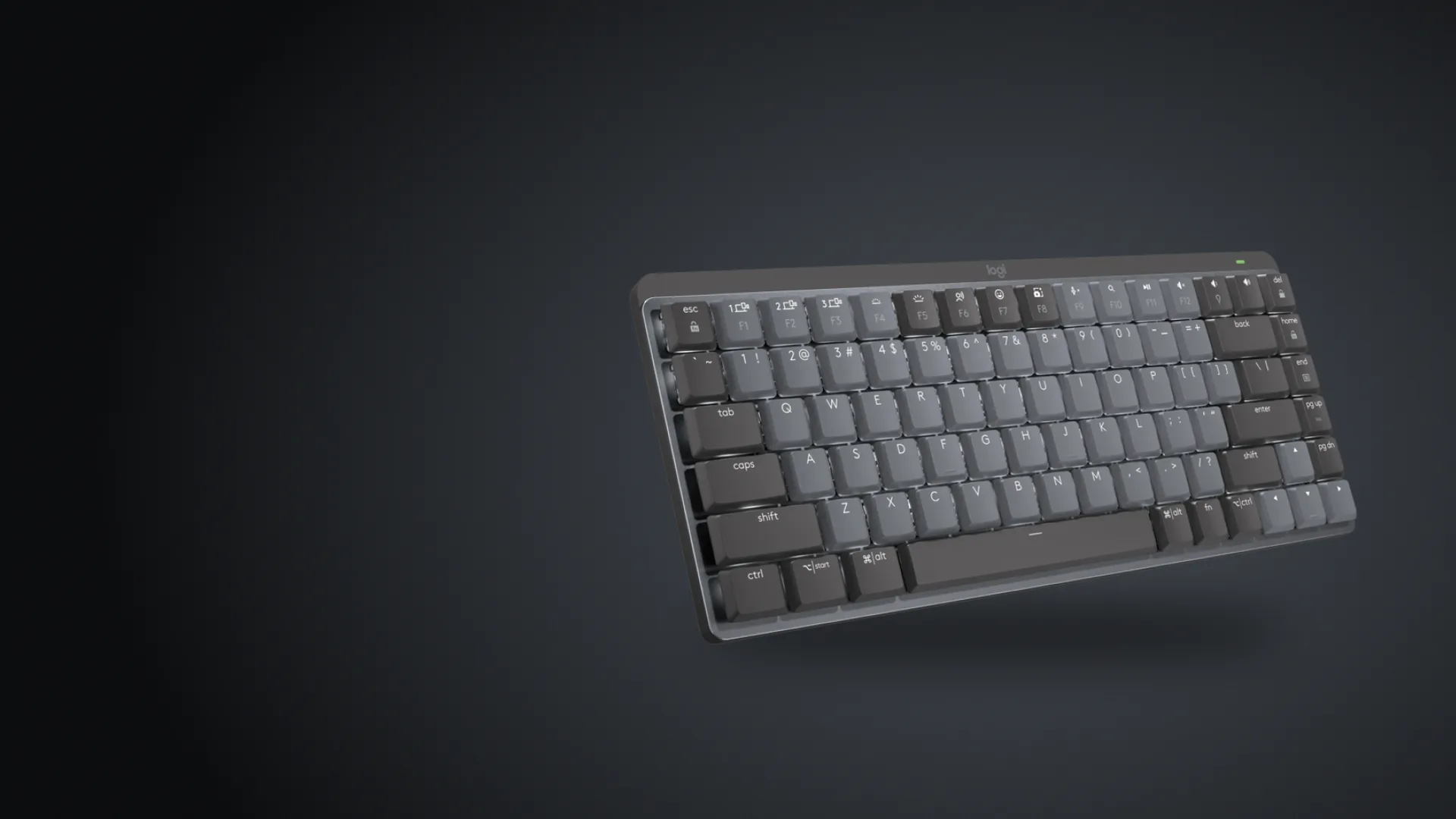 Teclado mecánico compacto Logitech MX Mechanical Mini grafito