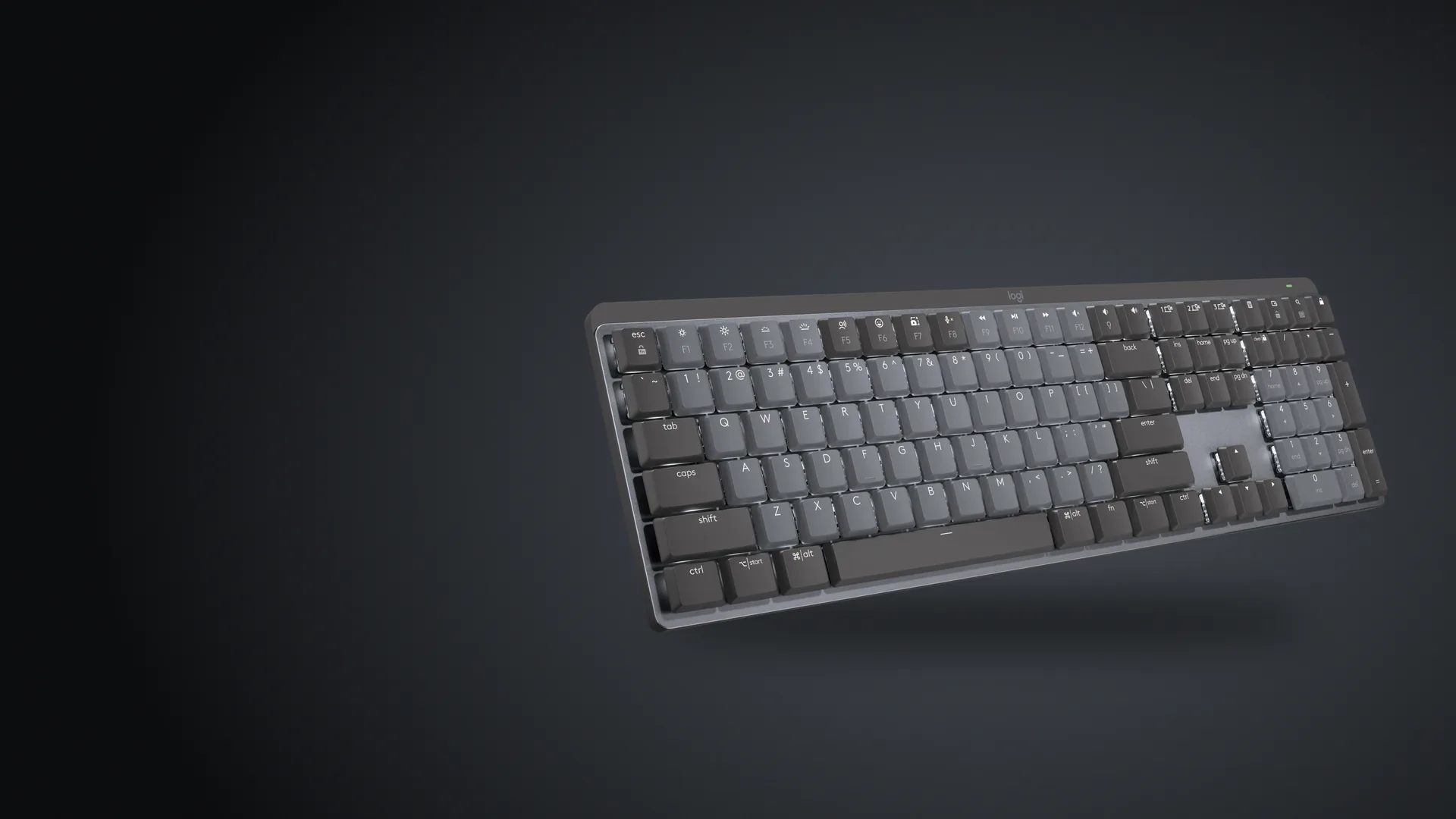 Teclado mecánico inalámbrico Logitech MX Mechanical grafito