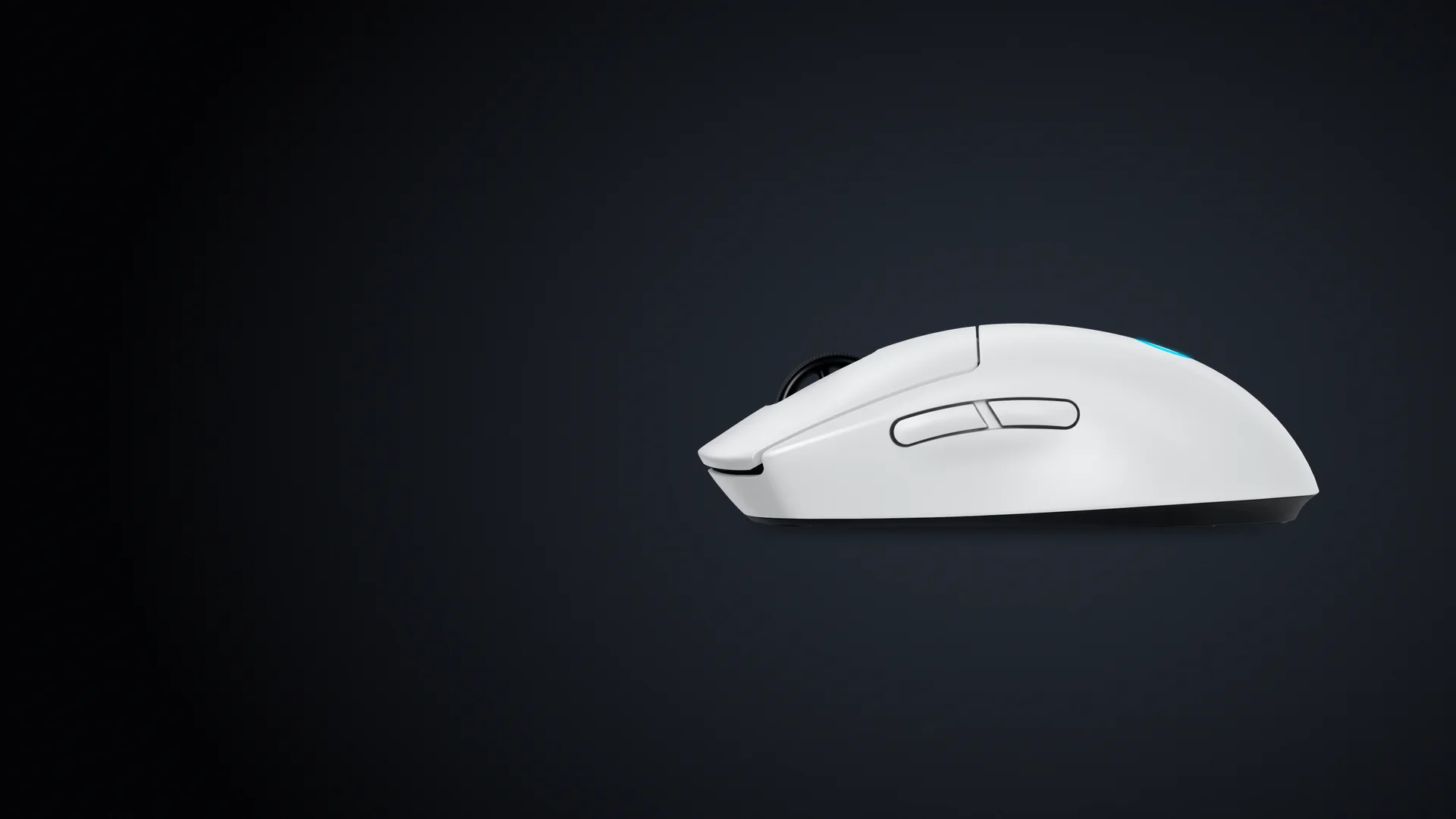 Mouse Logitech G PRO 2 LIGHTSPEED blanco de perfil