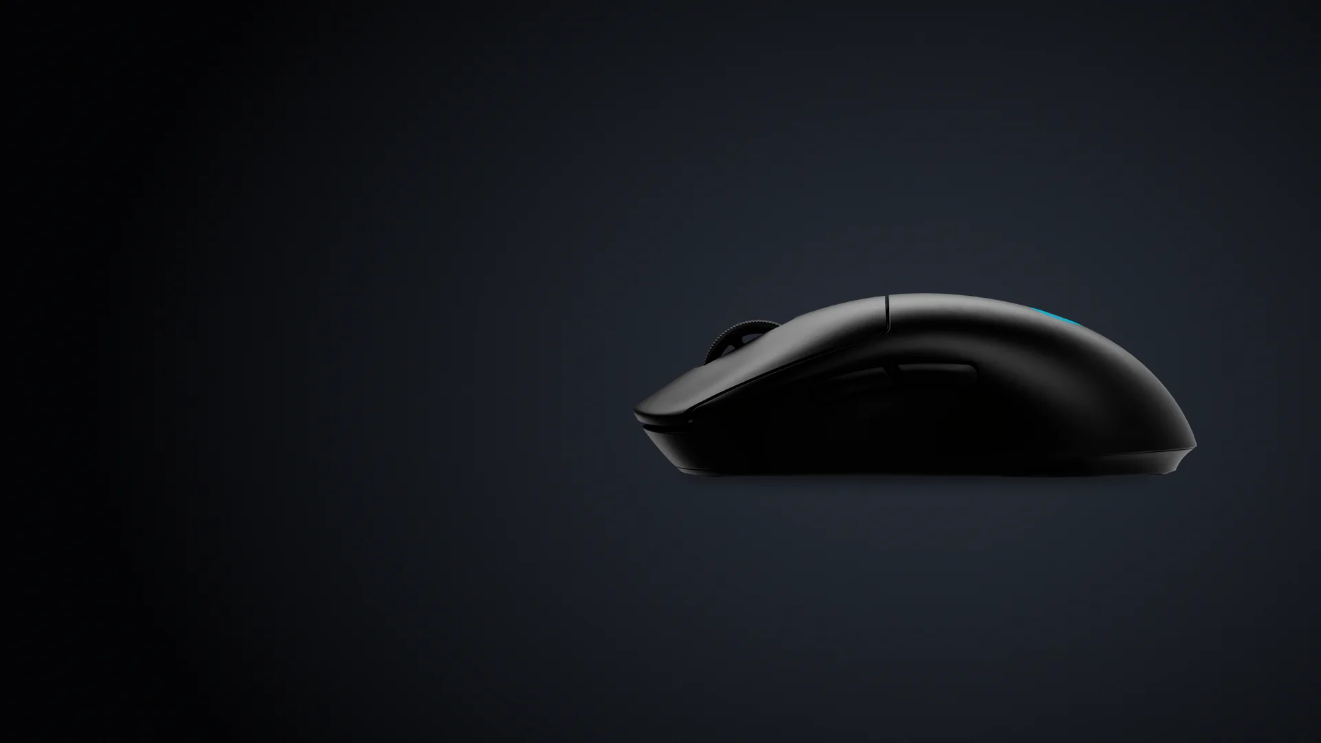 Mouse Logitech G PRO 2 LIGHTSPEED negro de perfil
