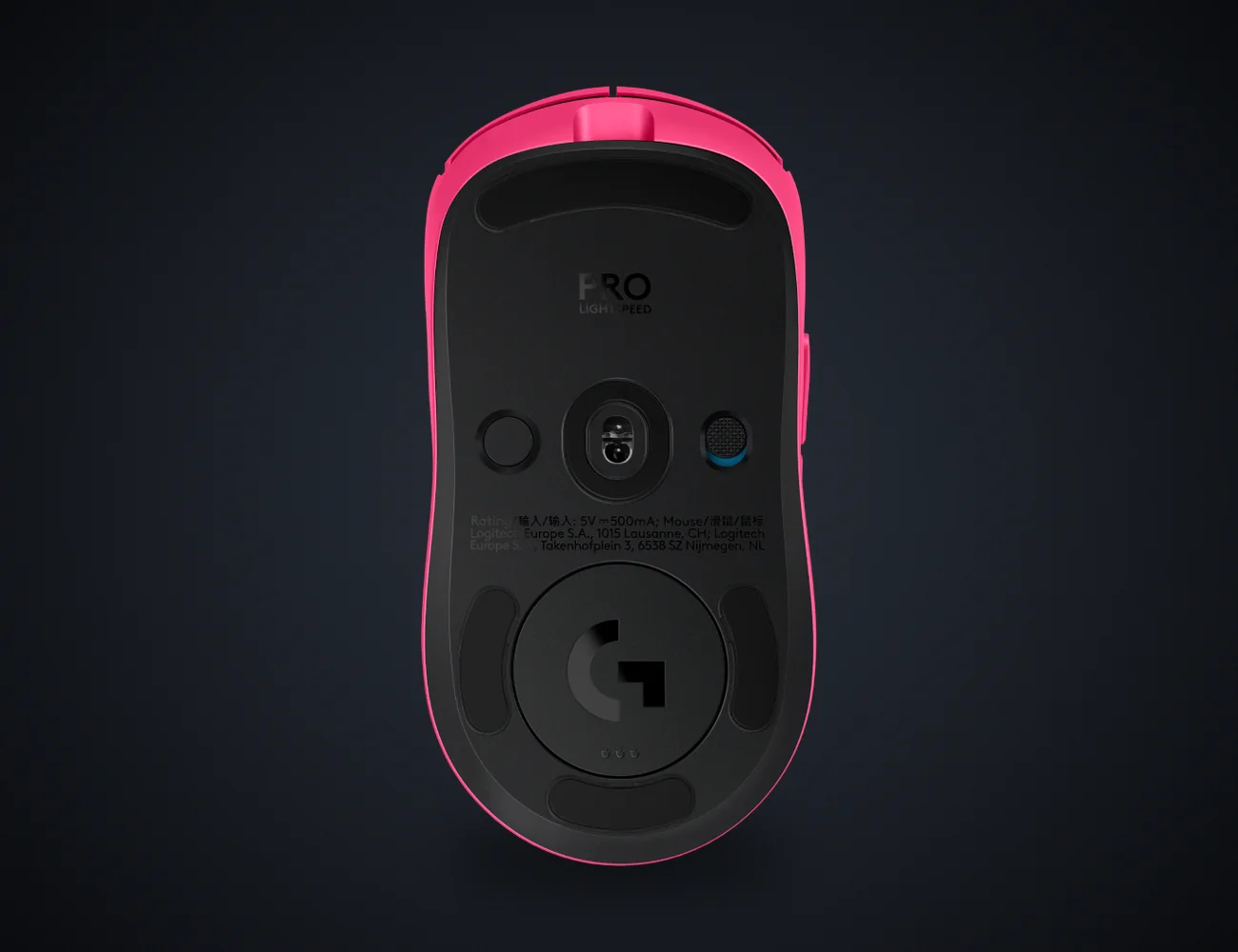 Base del Logitech G PRO 2 LIGHTSPEED magenta