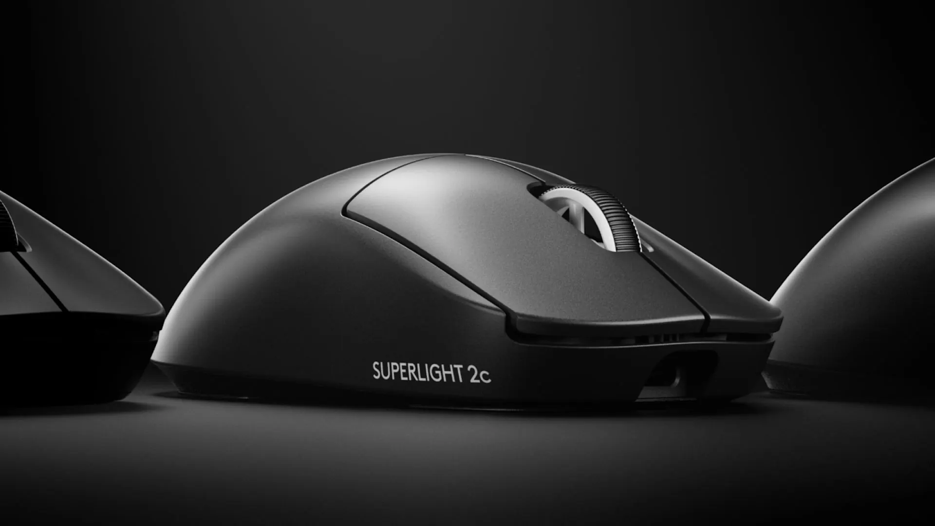 Primer plano del mouse inalámbrico para gaming Logitech G PRO X SUPERLIGHT 2c SE en negro
