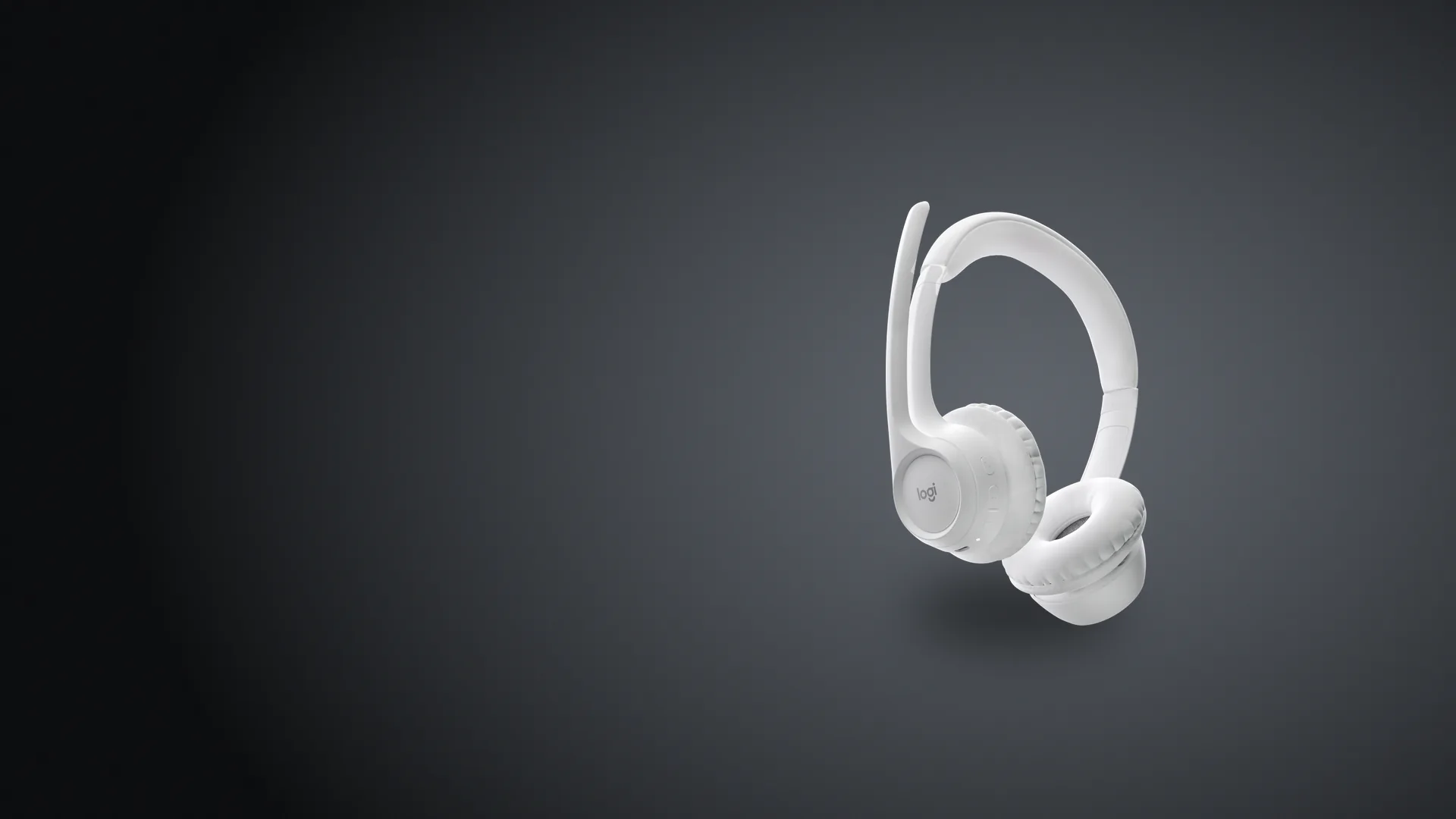 Auriculares Zone 300 blanco de costado