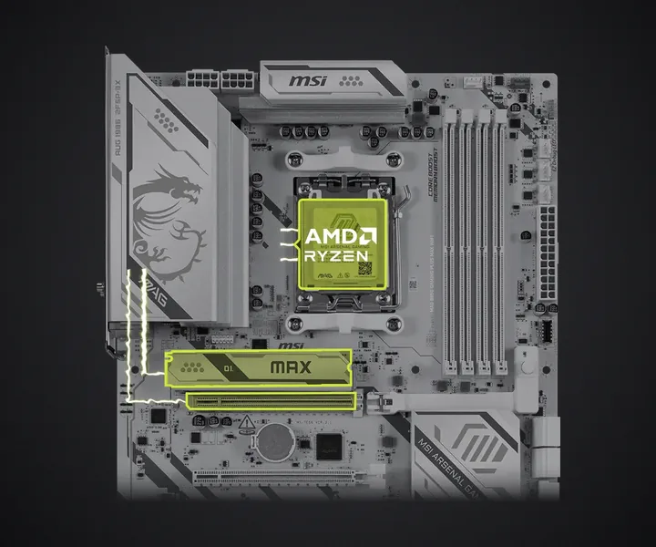 PCIe 5.0 directo del CPU