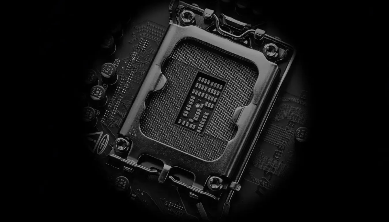 Socket del procesador con el generador de reloj OC Engine de MSI